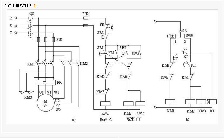 雙速電機控制圖