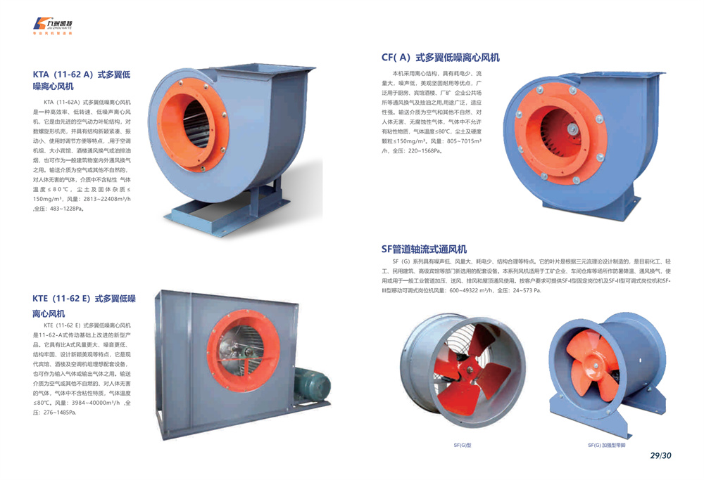 多翼低噪離心風(fēng)機(jī)